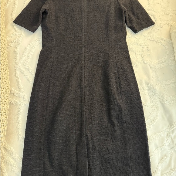 Theory Charcoal Knit Midi Dress - Picture 7 of 12